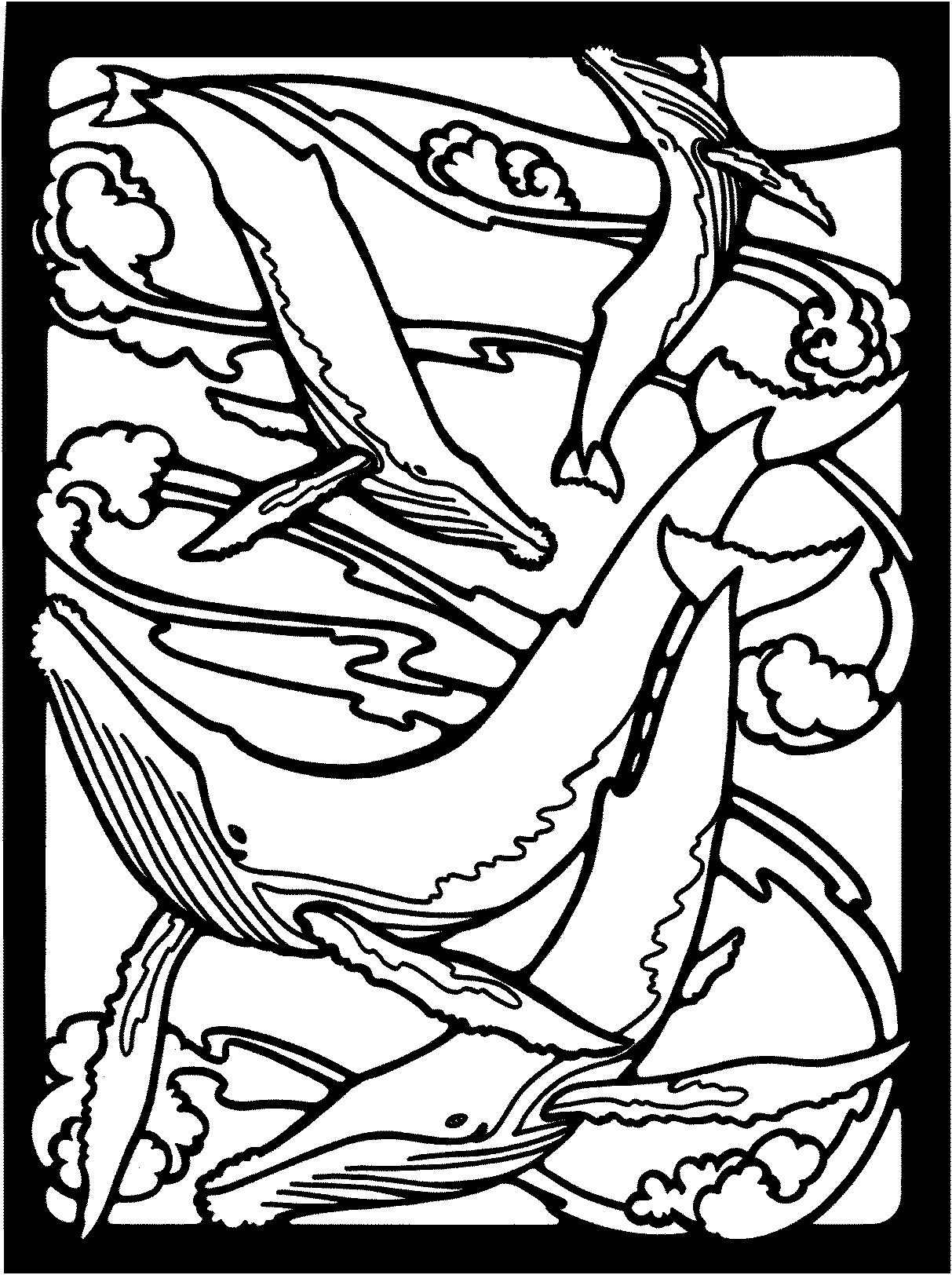 Whale Coloring Pages