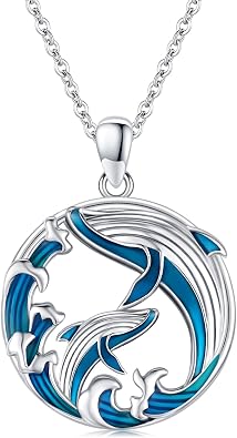 Sterling Silver Whale Necklace